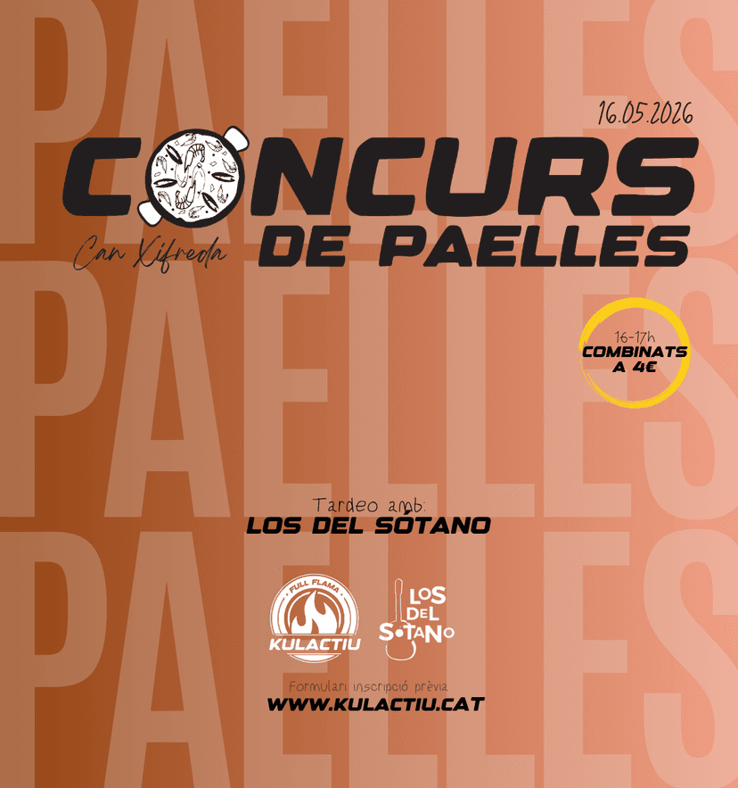 Concurs de Paelles 2026 - Can Xifreda — Sant Feliu de Codines